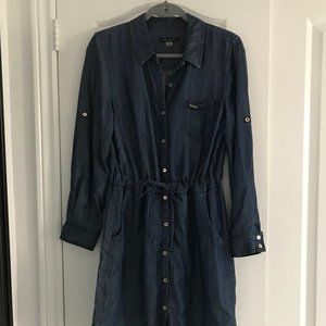 Tommy Hilfiger Jean Denim Dress Long Sleeve